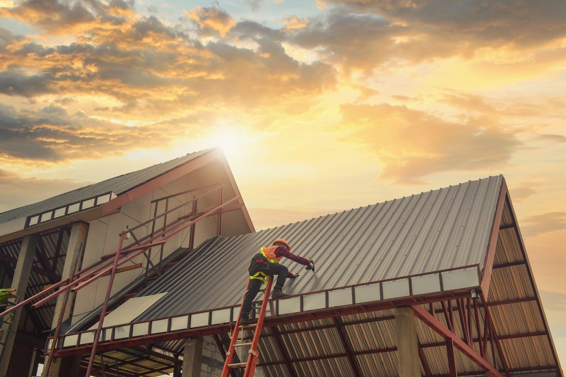 Commercial roofing project by Kudu Roofing